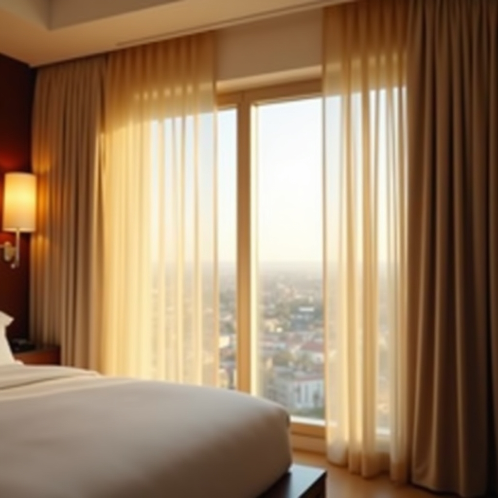 Verticale w pomieszczeniu hotelowym